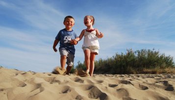 Italië, Adriatische kust - kids strand